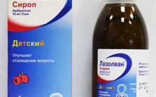 Лазолван сироп